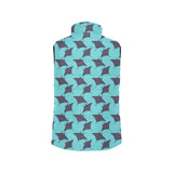 Stingray Pattern Print Design 02 Men's Padded Vest