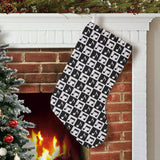 Music Notes Pattern Print Design 01 Christmas Stocking