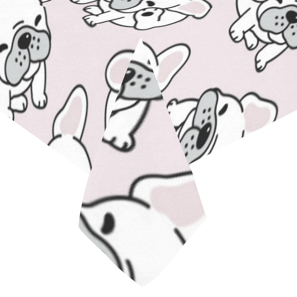 Cute french bulldog pattern Tablecloth
