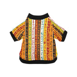 Egypt Hieroglyphics Pattern Print Design 01 All Over Print Pet Dog Round Neck Fuzzy Shirt