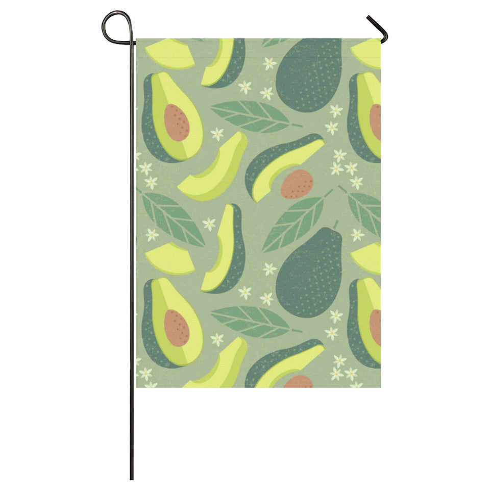 Avocado pattern House Flag Garden Flag