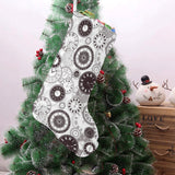 Classic vintage clock pattern Christmas Stocking