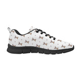 Greyhound Pattern Print Design 05 Men's Breathable Sneakers ( Model 055)