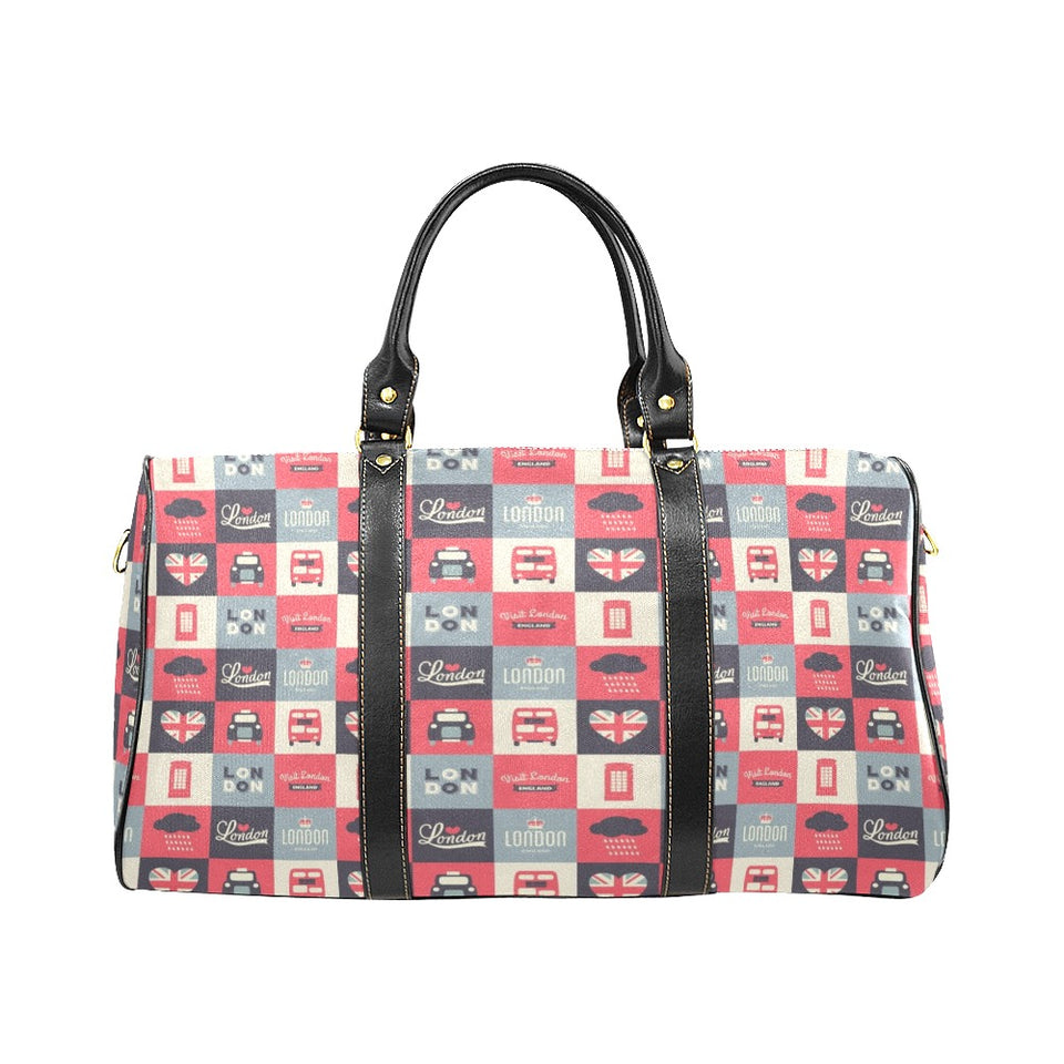 British Pattern Print Design 05 Travel Bag