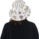 Hot air balloon pattern Unisex Bucket Hat