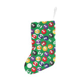 Billiard Ball Pattern Print Design 02 Christmas Stocking