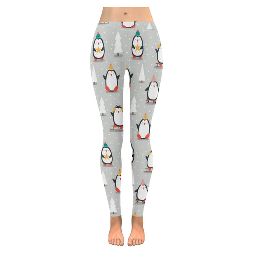 Cute Penguin pattern Women's Legging Fulfilled In US