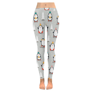 Cute Penguin pattern Women's Legging Fulfilled In US