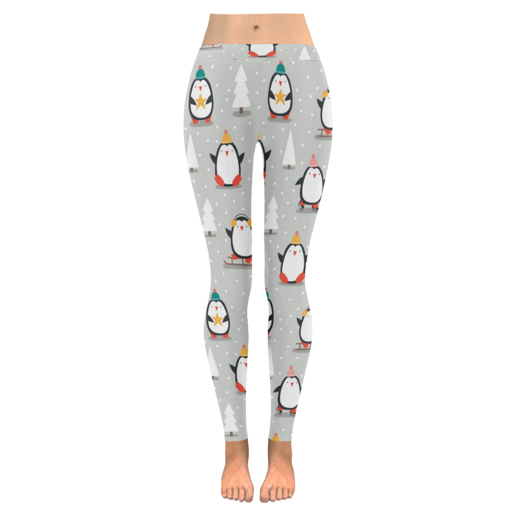 Cute Penguin pattern Women's Legging Fulfilled In US