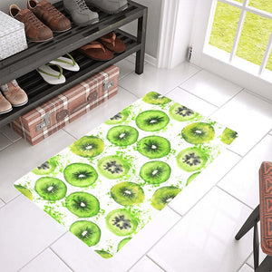 Watercolor kiwi pattern Doormat