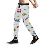 Colorful helicopter pattern Unisex Casual Sweatpants