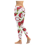 dragon fruits white background Women's Legging Fulfilled In US