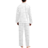 Airplane print pattern Men's Long Pajama Set