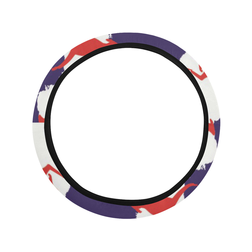 Kangaroo Australian pattern Car Steering Wheel Cover