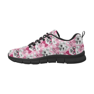 Yorkshire Terrier Pattern Print Design 03 Men's Breathable Sneakers ( Model 055)