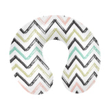 zigzag  chevron paint pattern U-Shaped Travel Neck Pillow