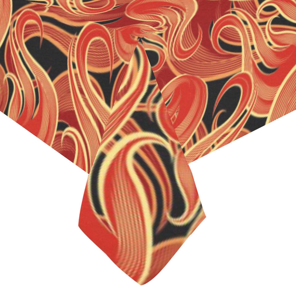 Fire flame pattern Tablecloth