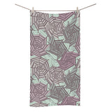 Spider web cobweb design color pattern Bath Towel