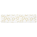 Bread Toast Pattern Print Design 01 Table Runner