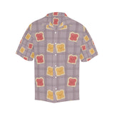 Bread Toast Pattern Print Design 05 Men's All Over Print Hawaiian Shirt (Model T58)