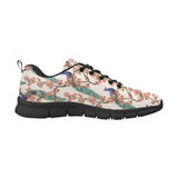 Peacock tropical flower pattern Women's Sneaker Shoes