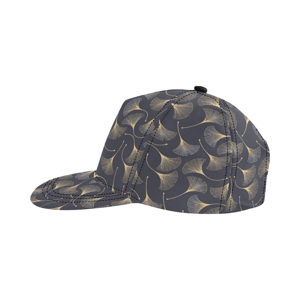 Gold ginkgo leaves All Over Print Snapback Cap