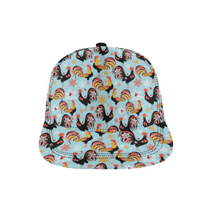 Rooster chicken cock snowfalke All Over Print Snapback Cap