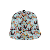 Rooster chicken cock snowfalke All Over Print Snapback Cap