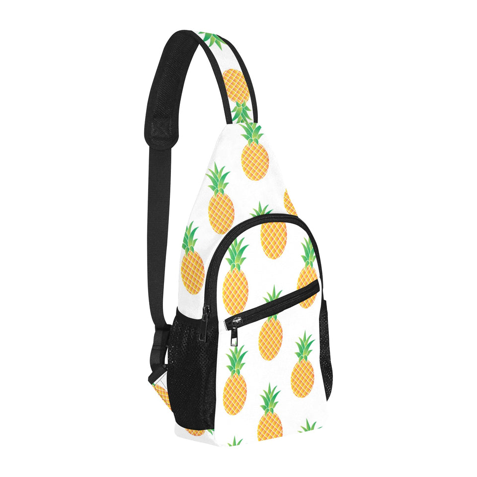 Pineapples pattern All Over Print Chest Bag