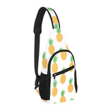 Pineapples pattern All Over Print Chest Bag