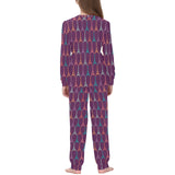 Eiffel Tower Pattern Print Design 05 Kids' Boys' Girls' All Over Print Pajama Set