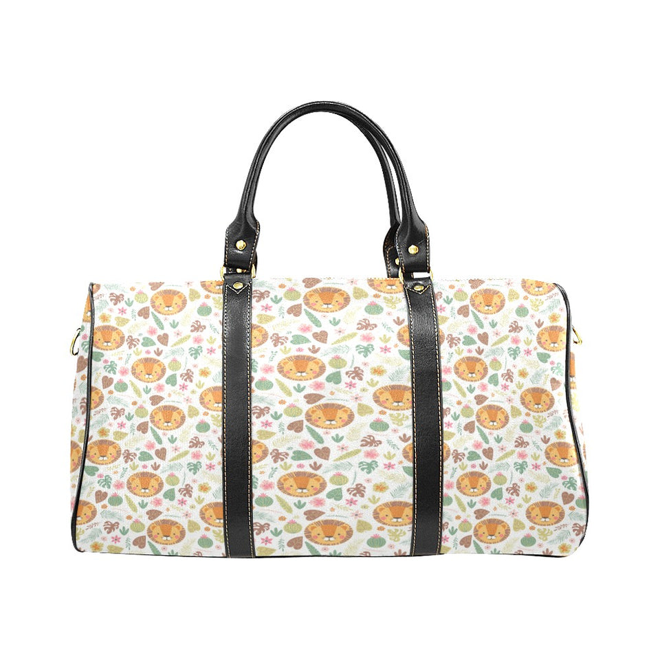 Lion Pattern Print Design 04 Travel Bag