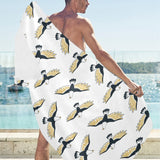 Eagle Pattern Print Design 03 Beach Towel