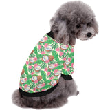 Coconut Pattern Print Design 01 All Over Print Pet Dog Round Neck Fuzzy Shirt