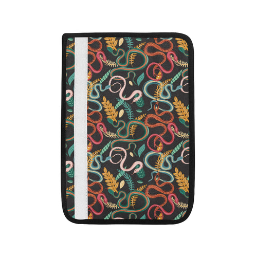Colorful snake plant pattern Car Seat Belt Cover