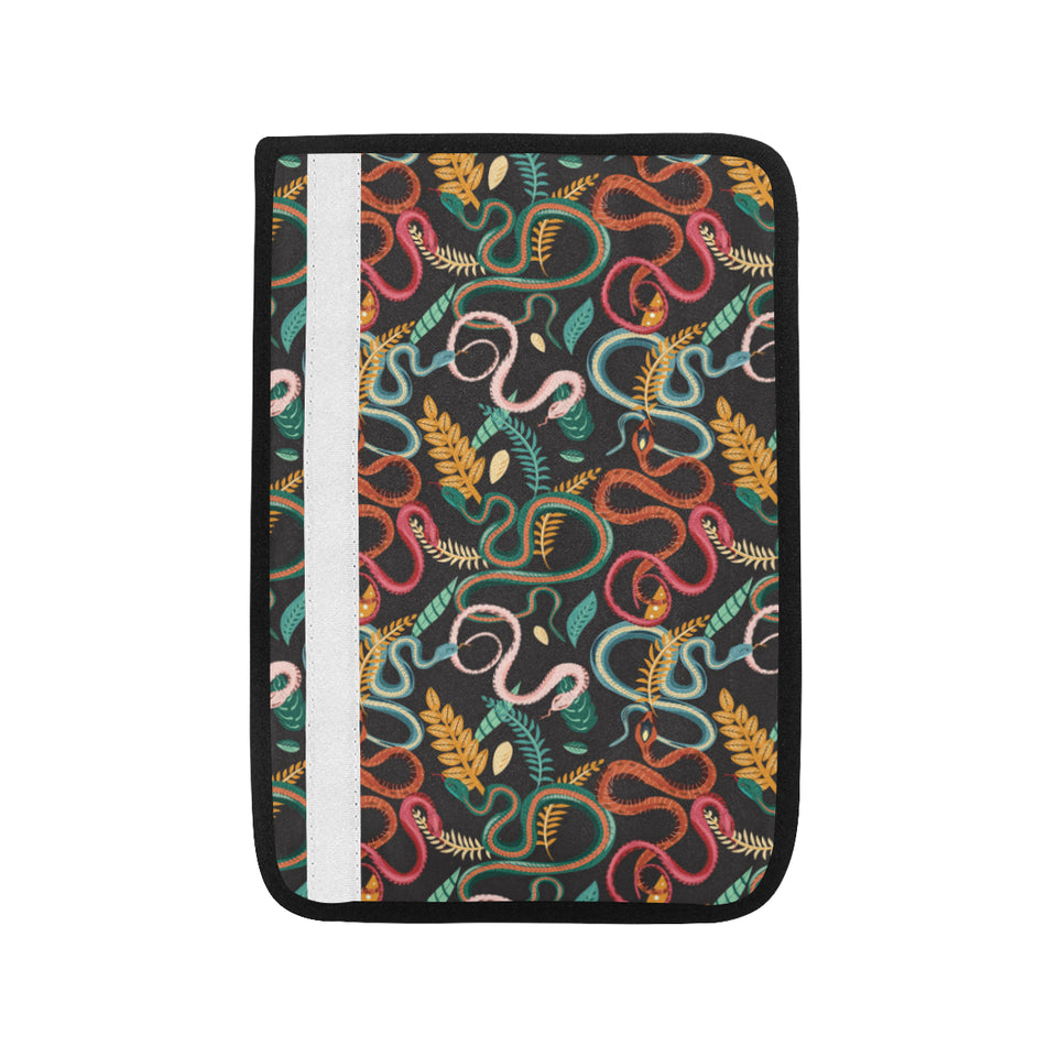 Colorful snake plant pattern Car Seat Belt Cover