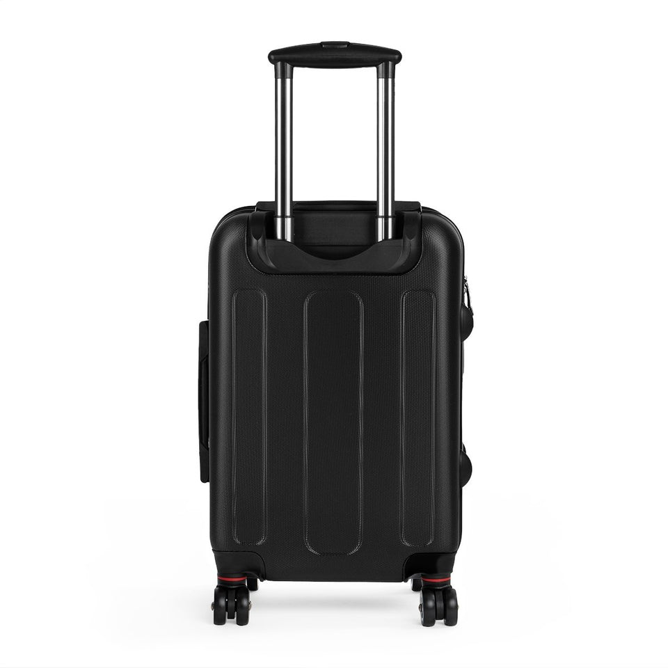 Banana Pattern Blackground Cabin Suitcases Luggages