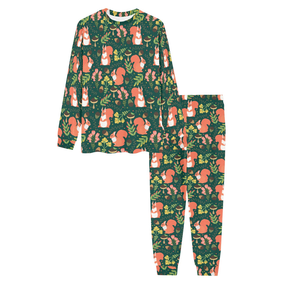 Squirrel Pattern Print Design 03 Men's All Over Print Pajama