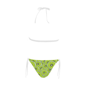 Slices of Lime design pattern Sexy Bikinis Two-Piece Swimsuits