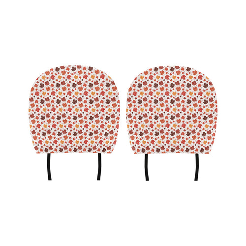 Colorful Maple Leaf pattern Car Headrest Cover