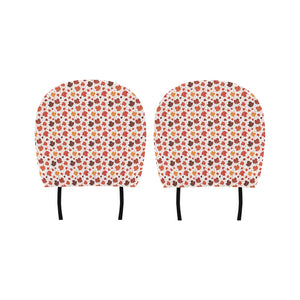 Colorful Maple Leaf pattern Car Headrest Cover