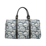 Sugar skull black white pattern Travel Bag