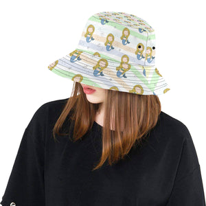 Cute hand drawn mermaid Unisex Bucket Hat