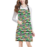 Horseshoes Pattern Print Design 01 All Over Print Adjustable Apron