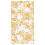hand drawn orange fruit pattern Bath Towel