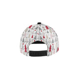 Cute Christmas tree pattern All Over Print Snapback Cap