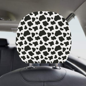 Cow skin pattern Car Headrest Cover