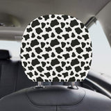 Cow skin pattern Car Headrest Cover