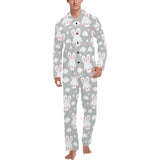Rabbit cloud Pattern Men's Long Pajama Set
