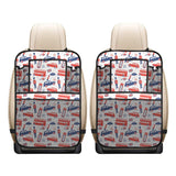 British Pattern Print Design 03 Car Seat Back Organizer